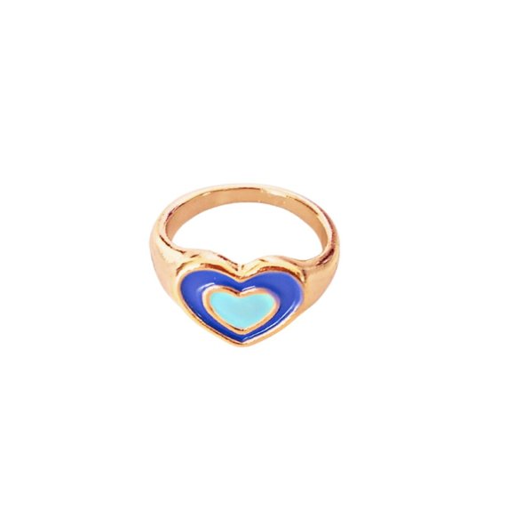Heart Gold Ring - Picture 1 of 1